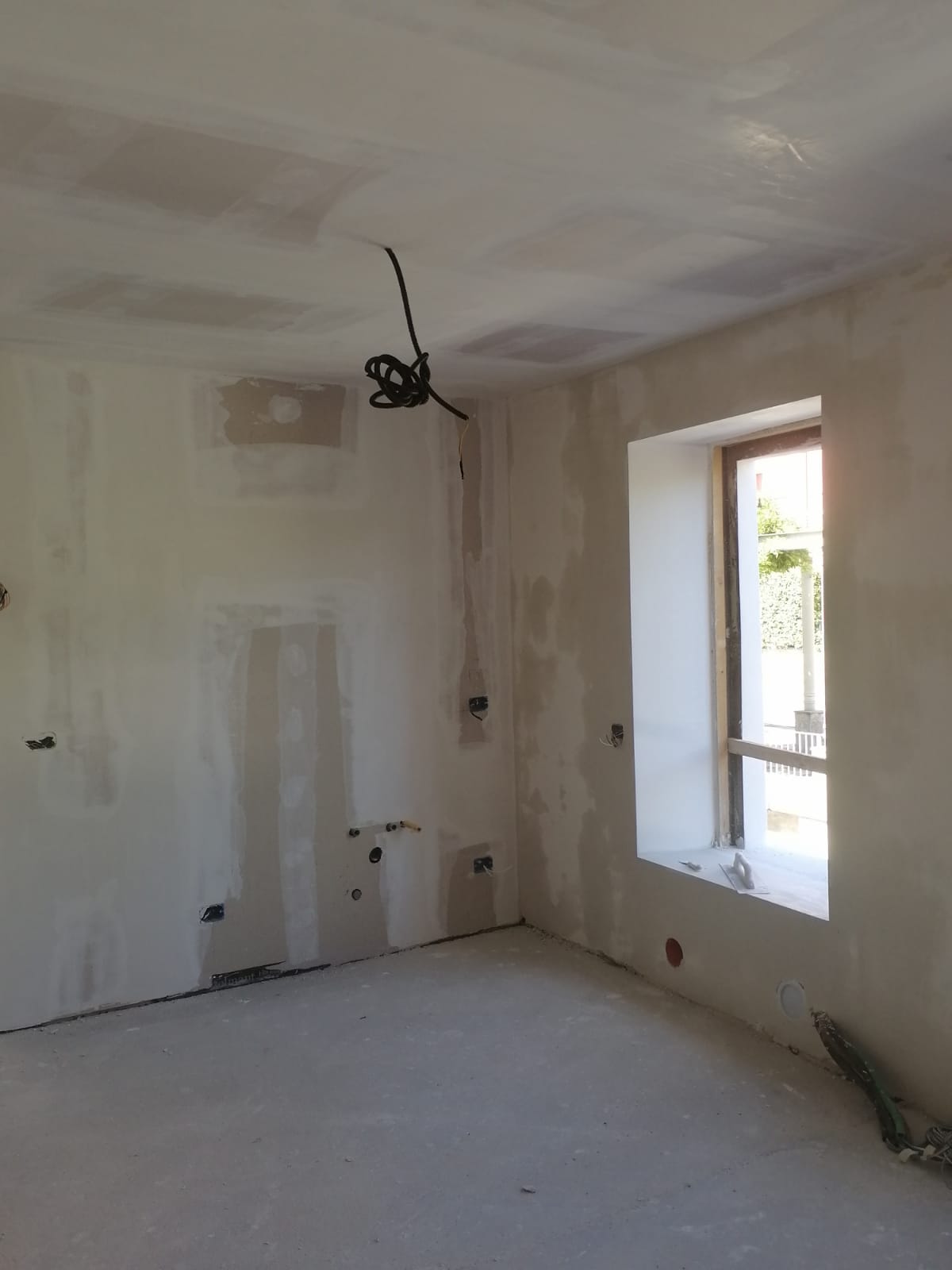 Pareti e rivestimento in gesso rivestito
