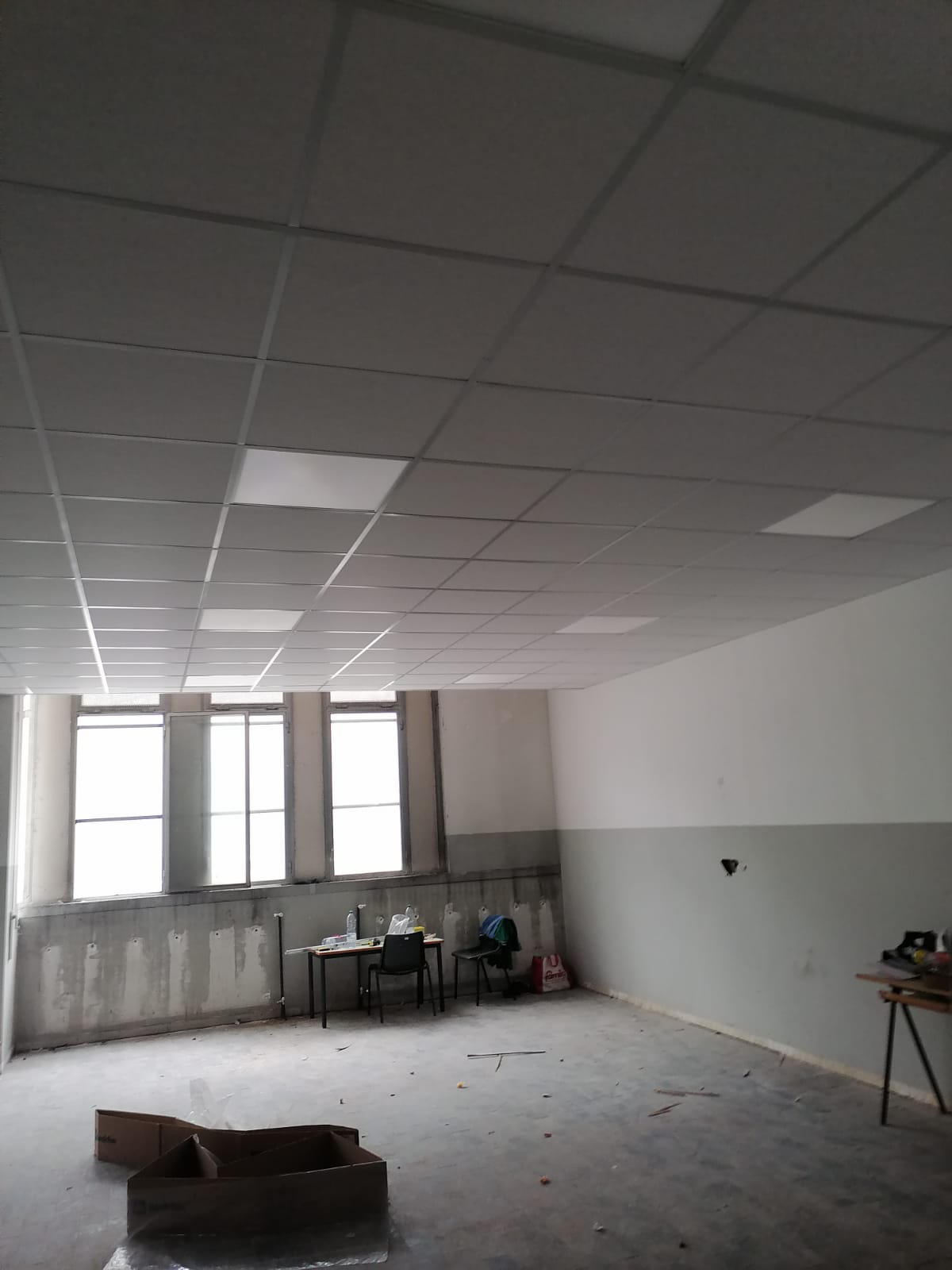 Pareti e rivestimento in gesso rivestito